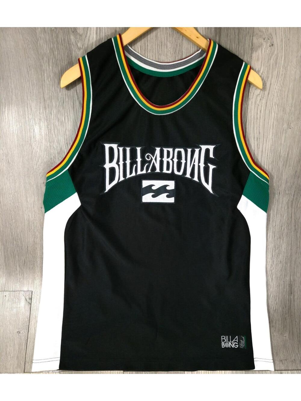 Vintage Billabong Hawaii Surfing Summer Basketball Jersey RARE #12 Vibes
